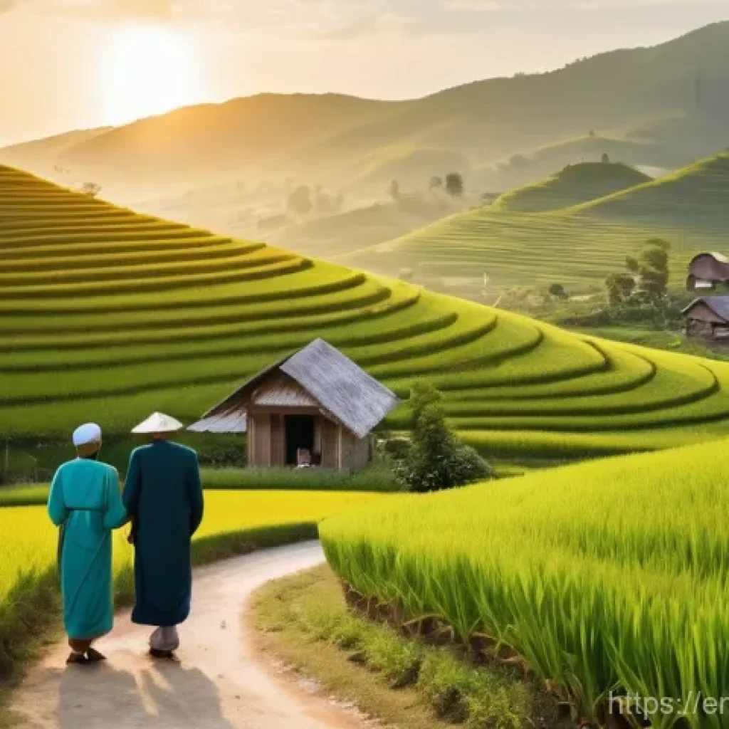 농촌관광기획사 업무에서의 실수 - **Prompt:** A vibrant, picturesque rural landscape featuring rolling green hills and a traditional, ...